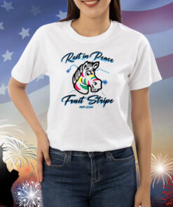 Rest In Peace Fruit Stripe 1969-2024 Shirts