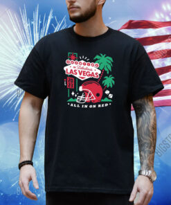 Showtime In Vegas Tee All In On Red Shirt