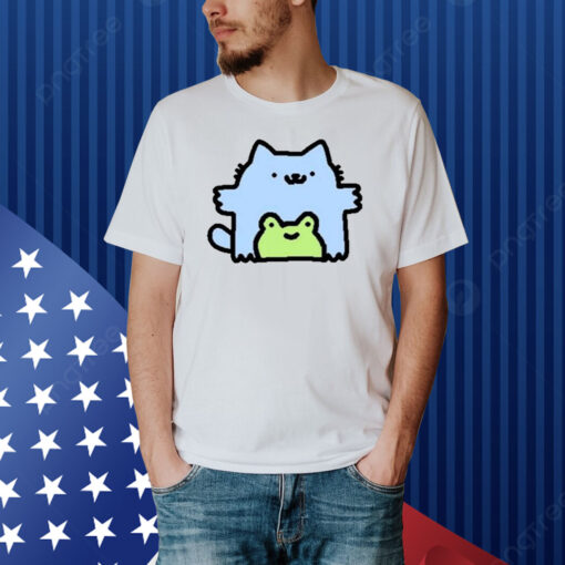 Silly Nub Cat Frog Shirt