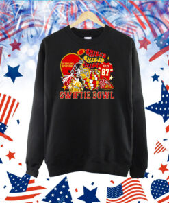 Super Bowl Swiftie Chiefs Travis Kelce Taylor Swift TShirt