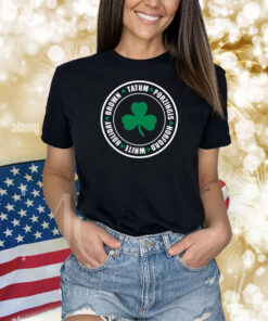 Tatum Porzingis Horford White Holiday Brown Shirts