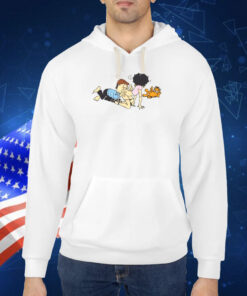 Took It Easy Peach Garfield TShirt