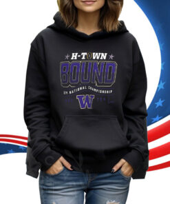 Washington Huskies H-Town Bound 2024 National Championship TShirts