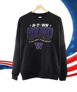 Washington Huskies H-Town Bound 2024 National Championship TShirt