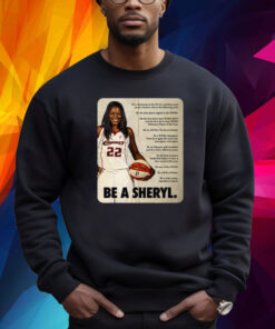 Sheryl Swoopes Wearing Be A Sheryl Shirt