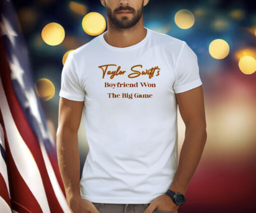 Taylor Swift's Boyfriend Won The Big Game Shirt