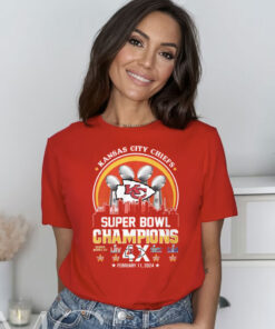 Chiefs 4X Super Bowl Champions T-Shirt