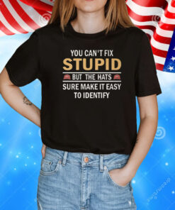 You Can’t Fix Stupid But The Hats Sure Make It Easy To Identify TShirt