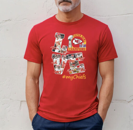 Chiefs Super Bowl Champions LOVE T-Shirt