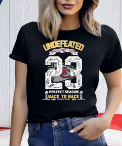 Kc Chiefs Undefeated 2023-2024 Back To Back Super Bowl Champions Shirt