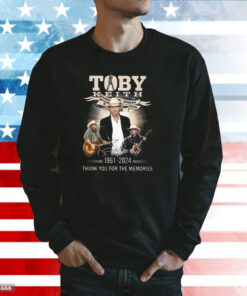 Toby Keith Signature 1961-2024 Thank For The Memories Shirt