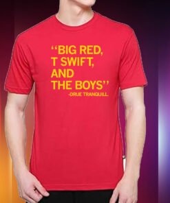 BIG RED T SWIFT AND THE BOYS T-SHIRT