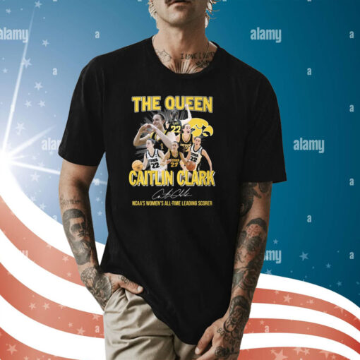 The Queen Caitlin Clark Ncaa’s Women’s All Time Leading Scorer Shirt