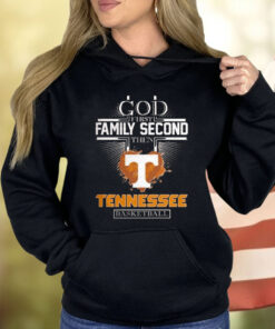 God First Family Second Then Tennessee Basketball Shirt