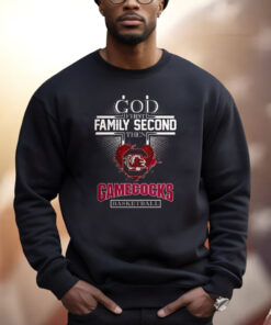 God First Family Second Then Gamecocks Basketball Shirt