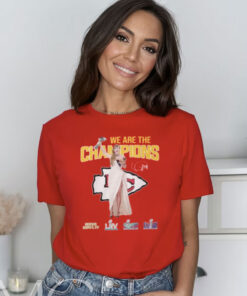 Chiefs Taylor We Are The Champions Super Bowl 2024 T-Shirt