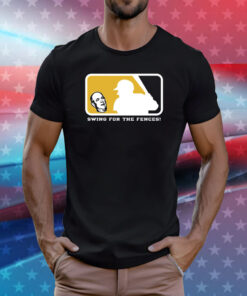 Swing For The Fences For Oakland Baseball Fans T-Shirt
