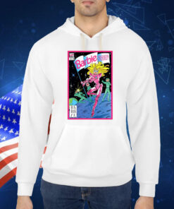 Barbie On Moon Landing Comic Book TShirt