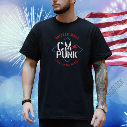 Cm Punk 500 Level Chicago Made Shirt