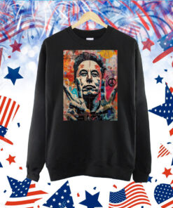 Elon Musk Nobel Peace Prize Garment-Dyed Hoodie TShirt