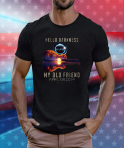 Hello Darkness My Old Friend Solar Eclipse April 2024 T-Shirt