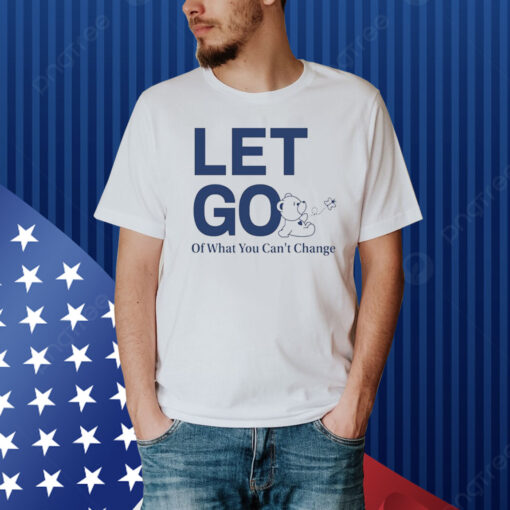 Let Go Teddy Butterfly Of What You Can't Change Shirt