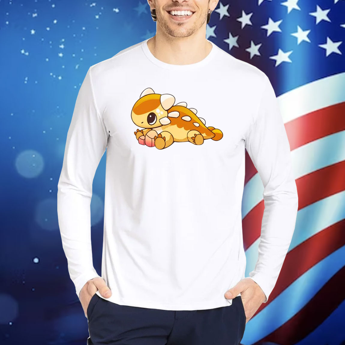 Limited Edition Ankylosaurus Plushie Art Shirts
