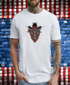 Old School Hats Bull Custom Printed T-Shirt
