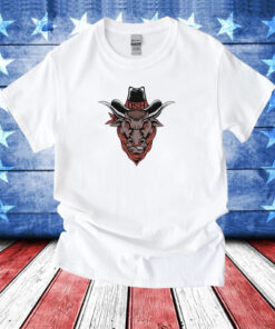 Old School Hats Bull Custom Printed T-Shirts