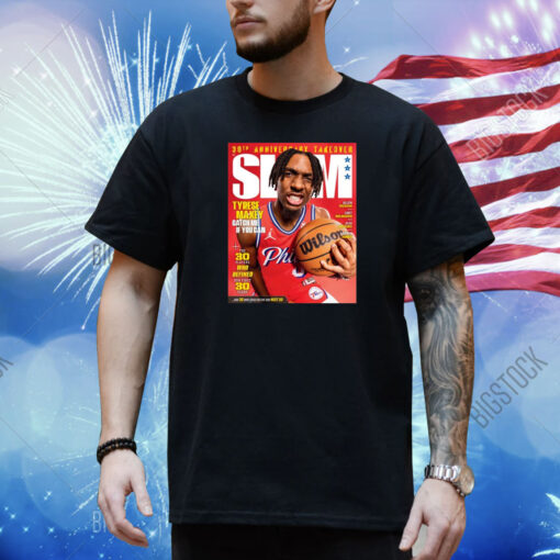 Slam 248 Tyrese Maxey Catch Me If You Can Shirt