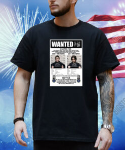 Supernatural Wanted By The Fbi Shirt