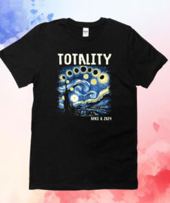 Total Solar Eclipse 2024 4 08 24 Starry Night Painting Shirts