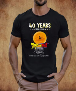 RIP Akira Toriyama, 40 Years 1984 – 2024 Thank You For The Memories Shirts