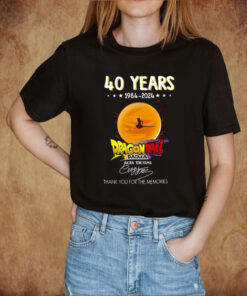 RIP Akira Toriyama, 40 Years 1984 – 2024 Thank You For The Memories Shirts