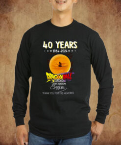 RIP Akira Toriyama, 40 Years 1984 – 2024 Thank You For The Memories Shirts