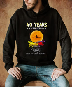 RIP Akira Toriyama, 40 Years 1984 – 2024 Thank You For The Memories Shirts