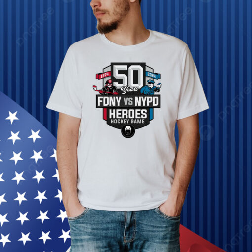 50th Heroes Hockey Game Shirt