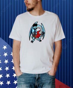 Blue Eyed Coby White Dragon Shirt