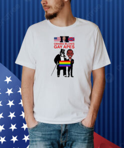 Donald Trump Obama Blows Gay Apes New Hoodie Shirt