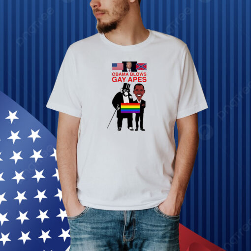 Donald Trump Obama Blows Gay Apes New Hoodie Shirt