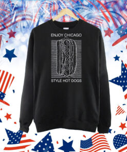 Enjoy Chicago Style Hot Dogs Album TShirt
