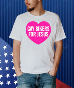 Gay Bikers For Jesus Heart Hoodie Shirt