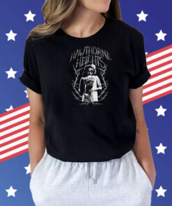 Hawthorne Heights The Silence In Black Metal And White TShirt