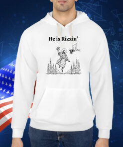 He is Rizzin' Funny Jesus Playing Basketball Hoodie TShirt