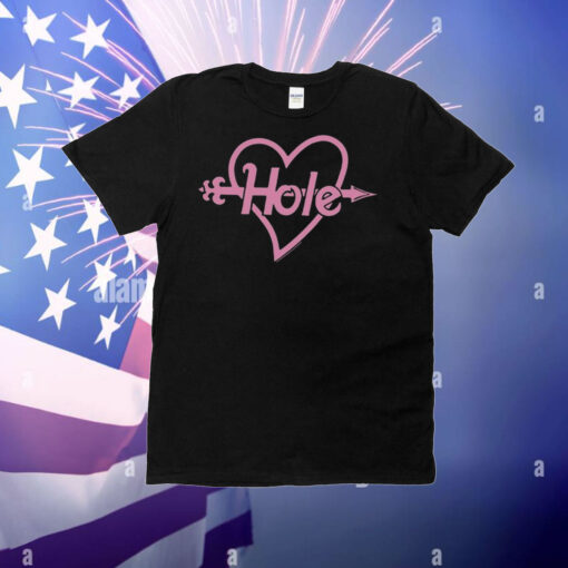 Heart Arrowed Hole Eye T-Shirt