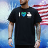 I Love Curling Cape Breton Island-Unama'k Shirt