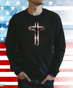 Jesus Cross Razorblade TShirts