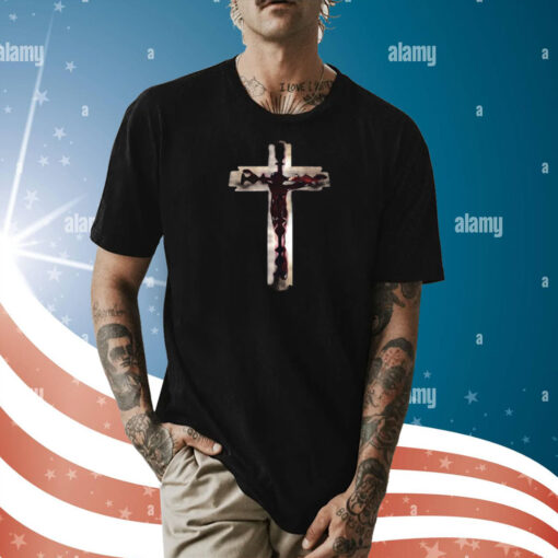 Jesus Cross Razorblade Shirt