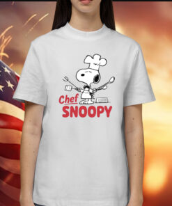Juniors' Peanuts Chef Snoopy Shirts