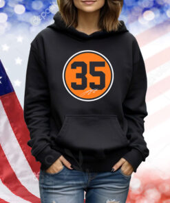 Justin Verlander: Number Circle TShirts